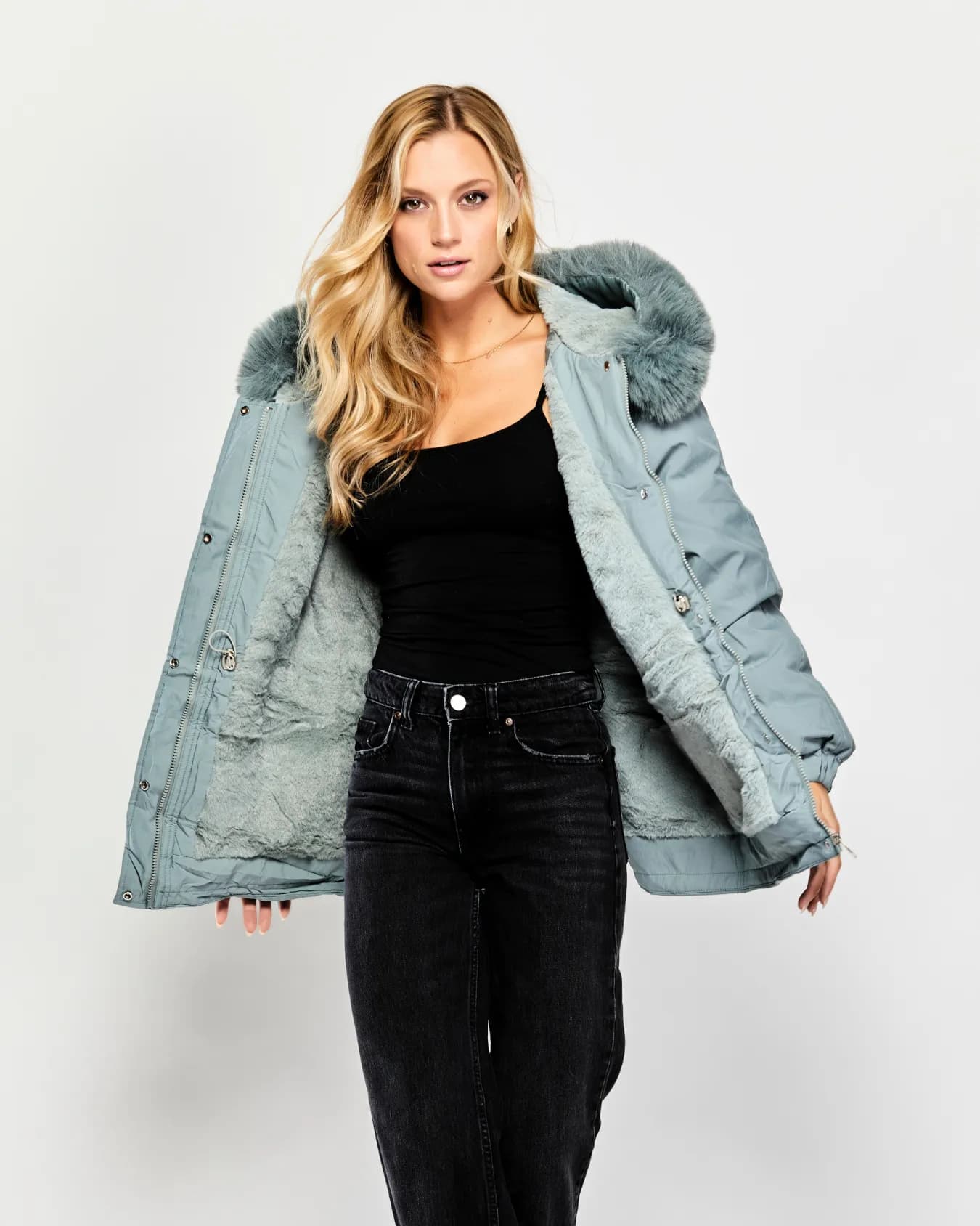 Mila — Parka con interior de fur — foto 2