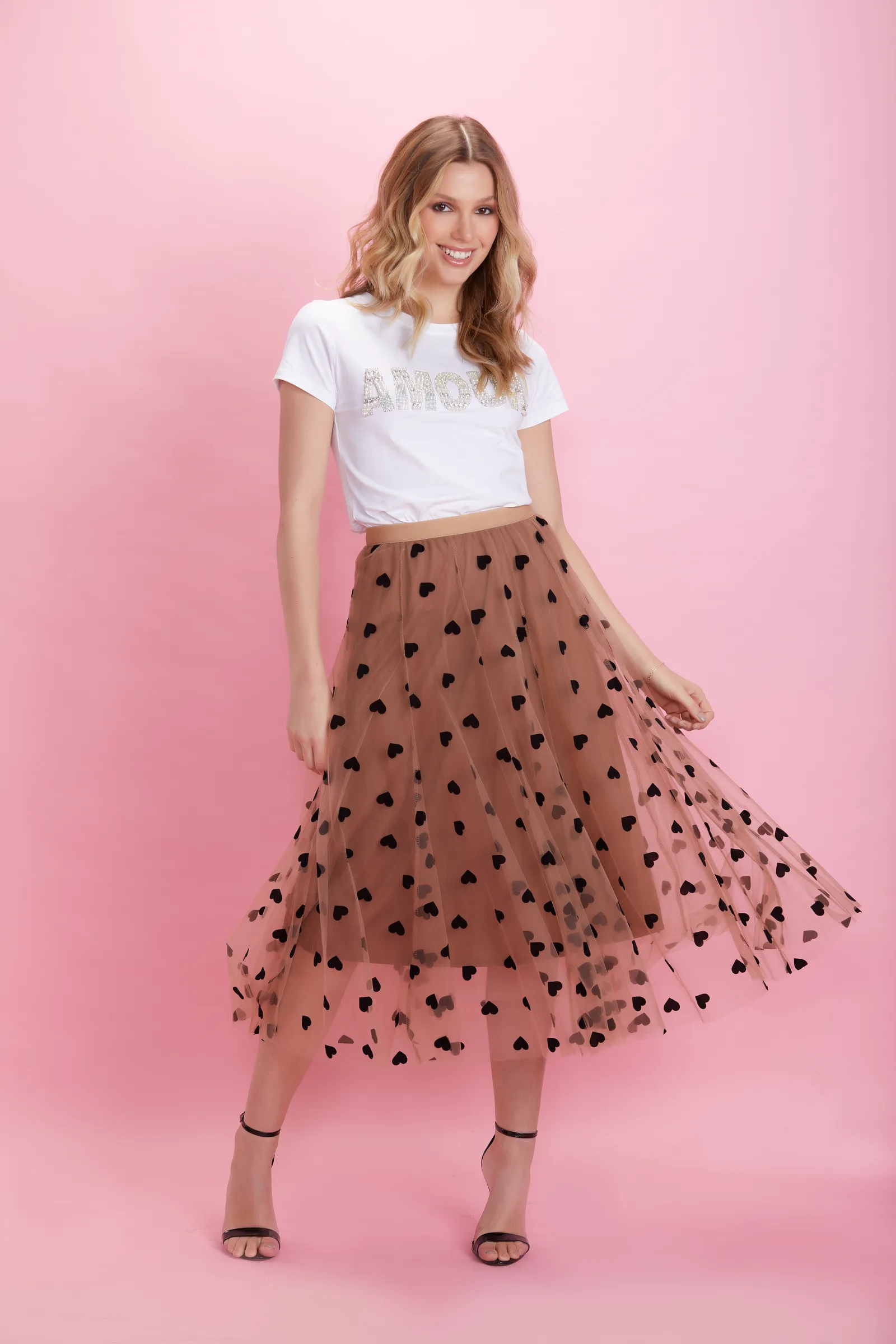 Heart — Falda de tul con corazones — foto 2