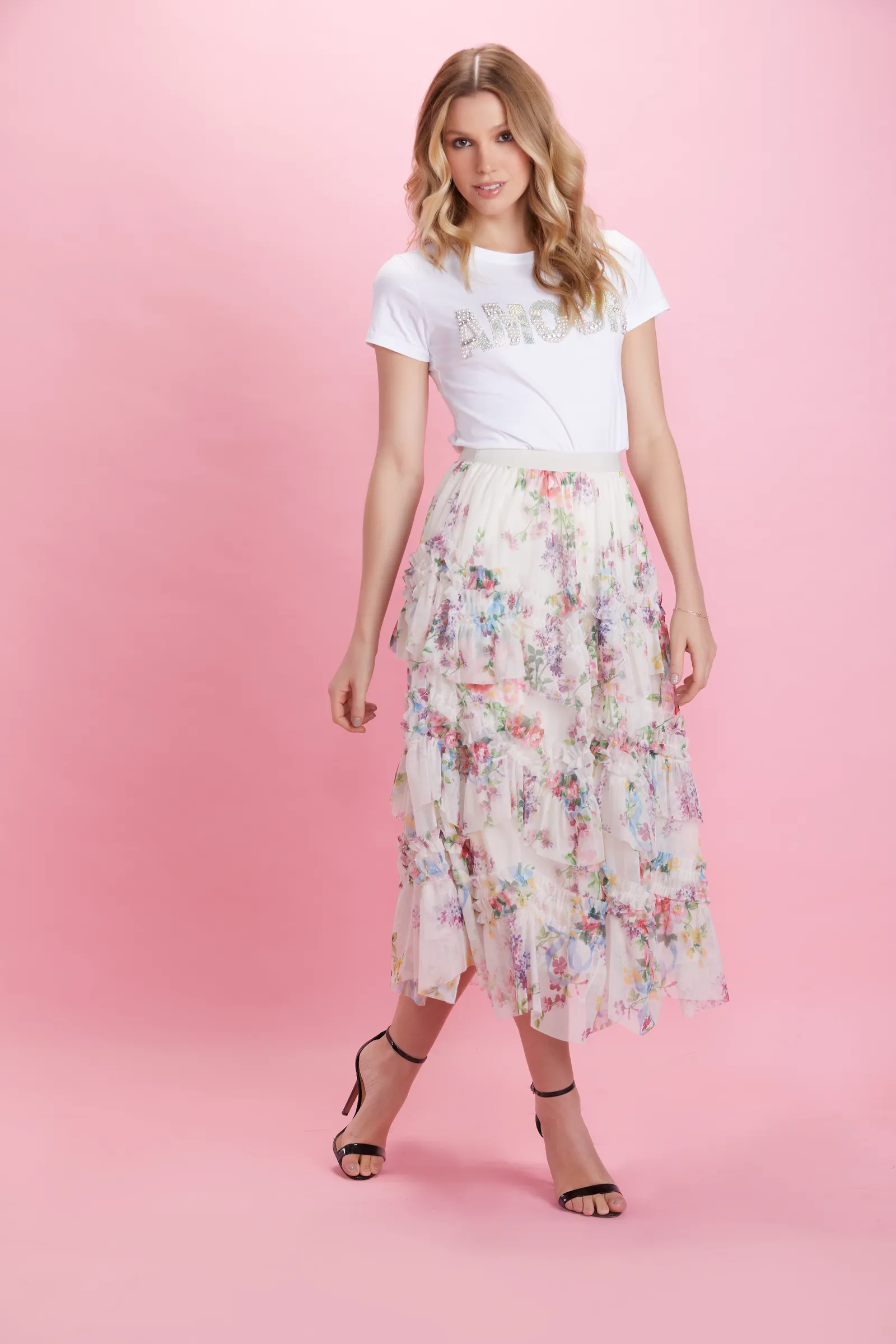 Magnolia — Falda de tul floral — foto 1