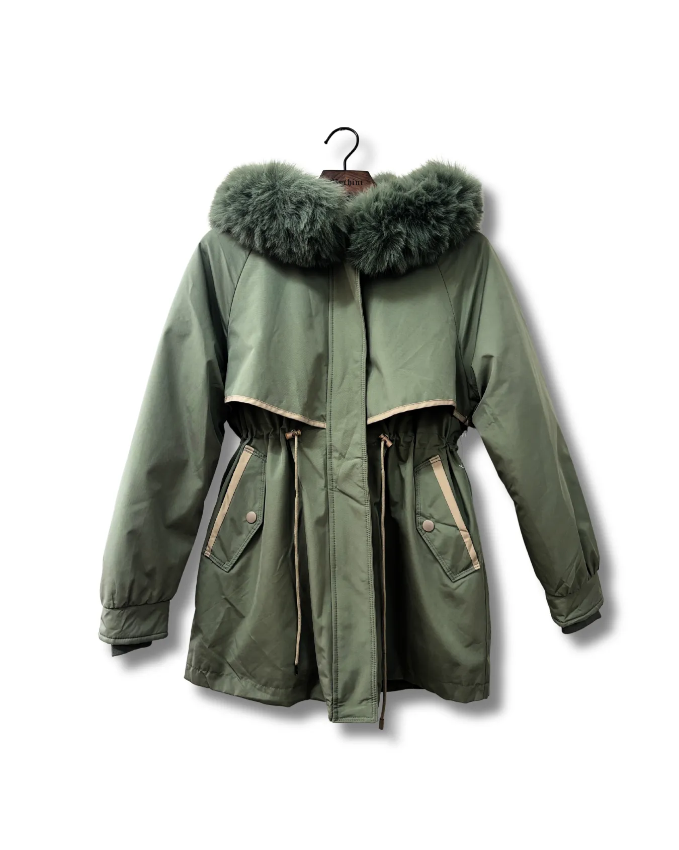Lyon — Parka con gorro de fur — foto 3