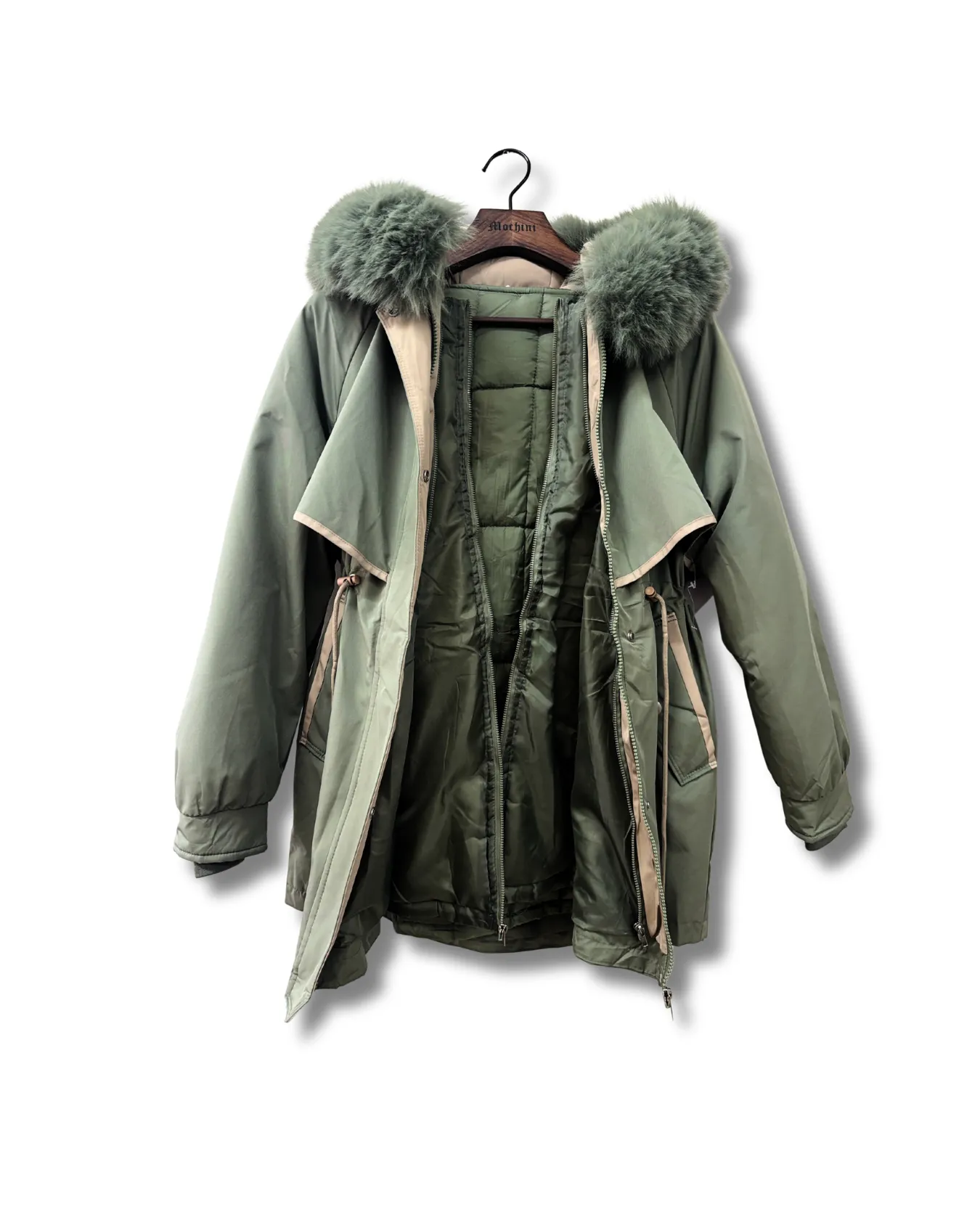 Lyon — Parka con gorro de fur — foto 4