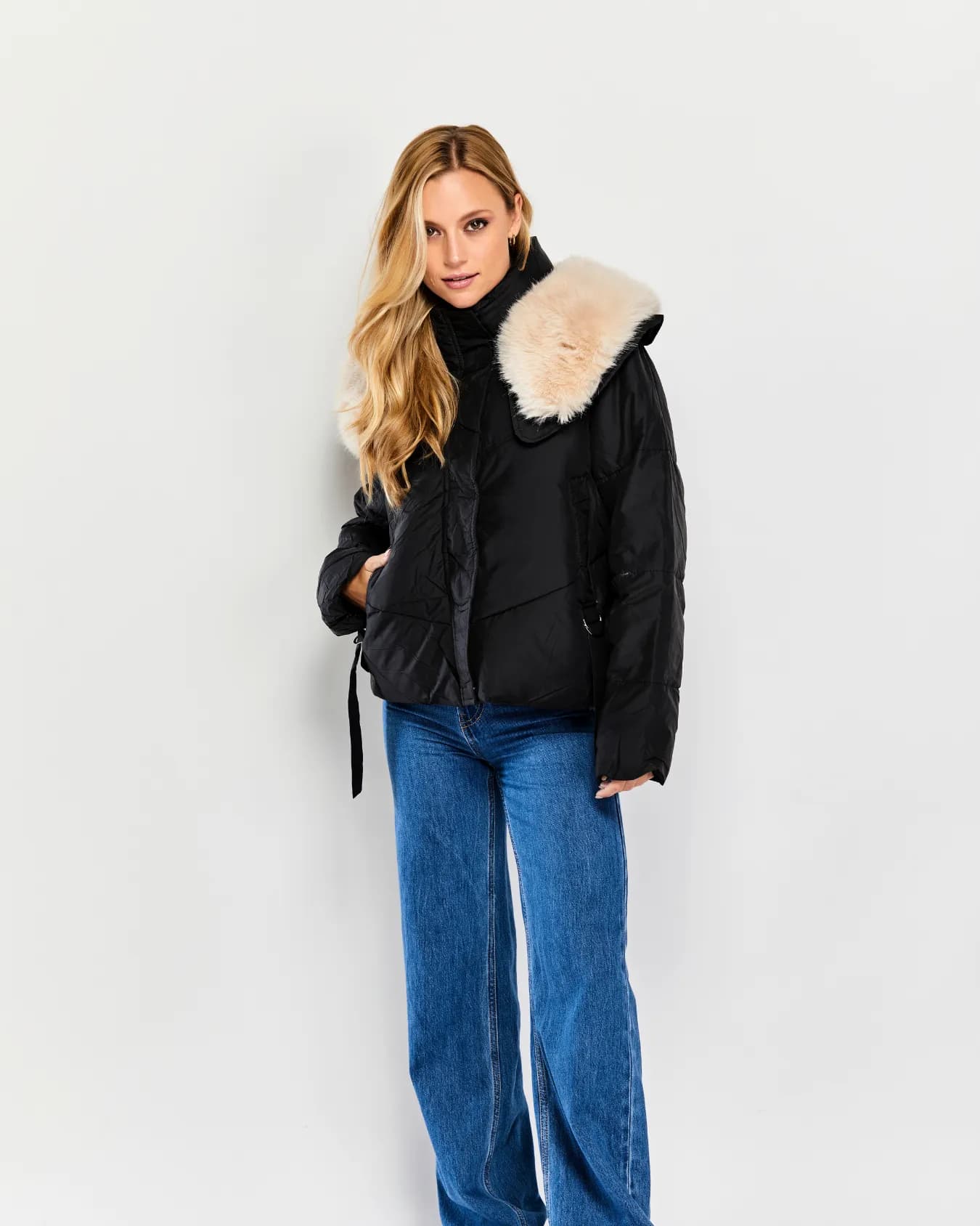 Soho — Chamarra con cuello de fur — foto 2