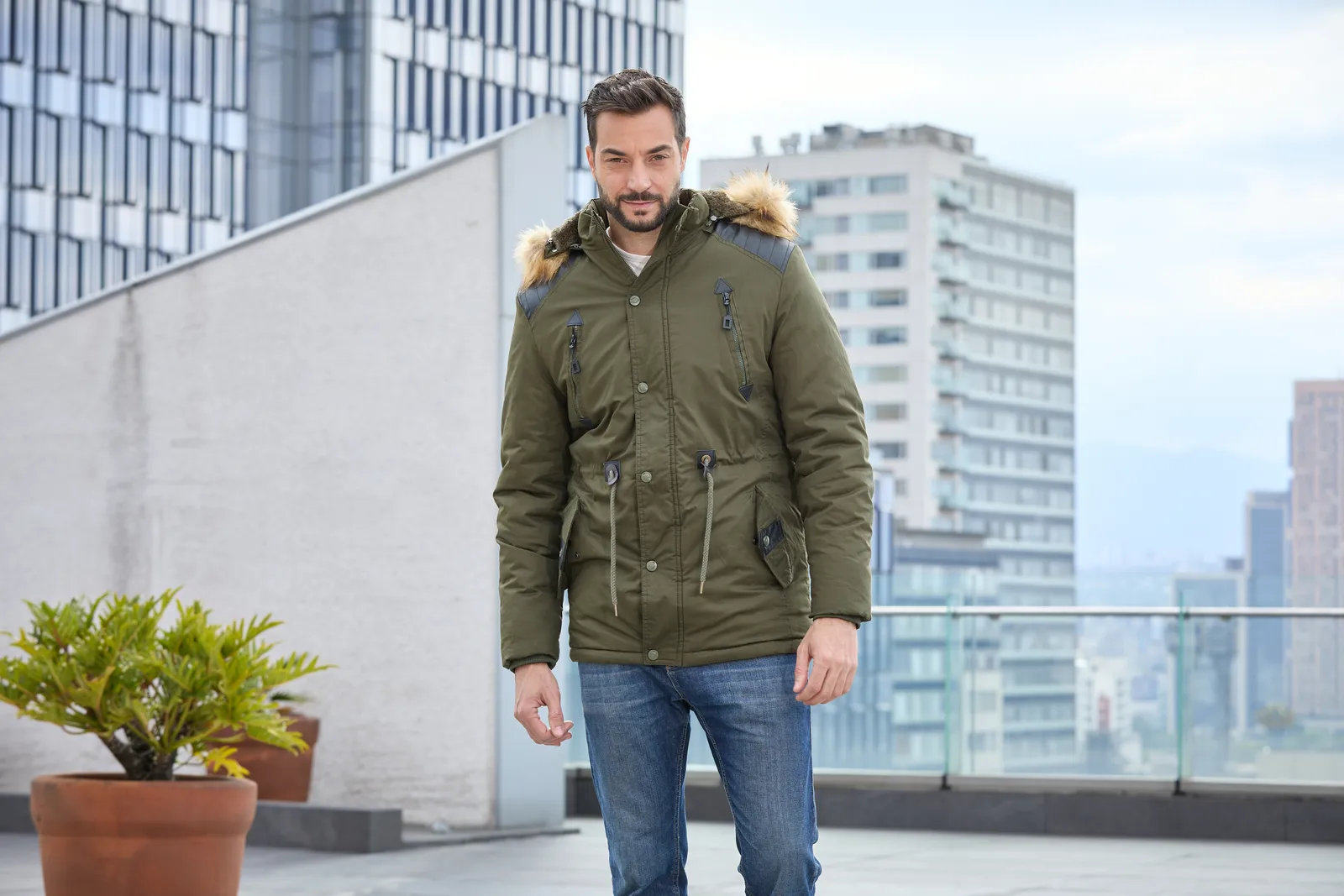 Oslo — Parka caballero — foto 1