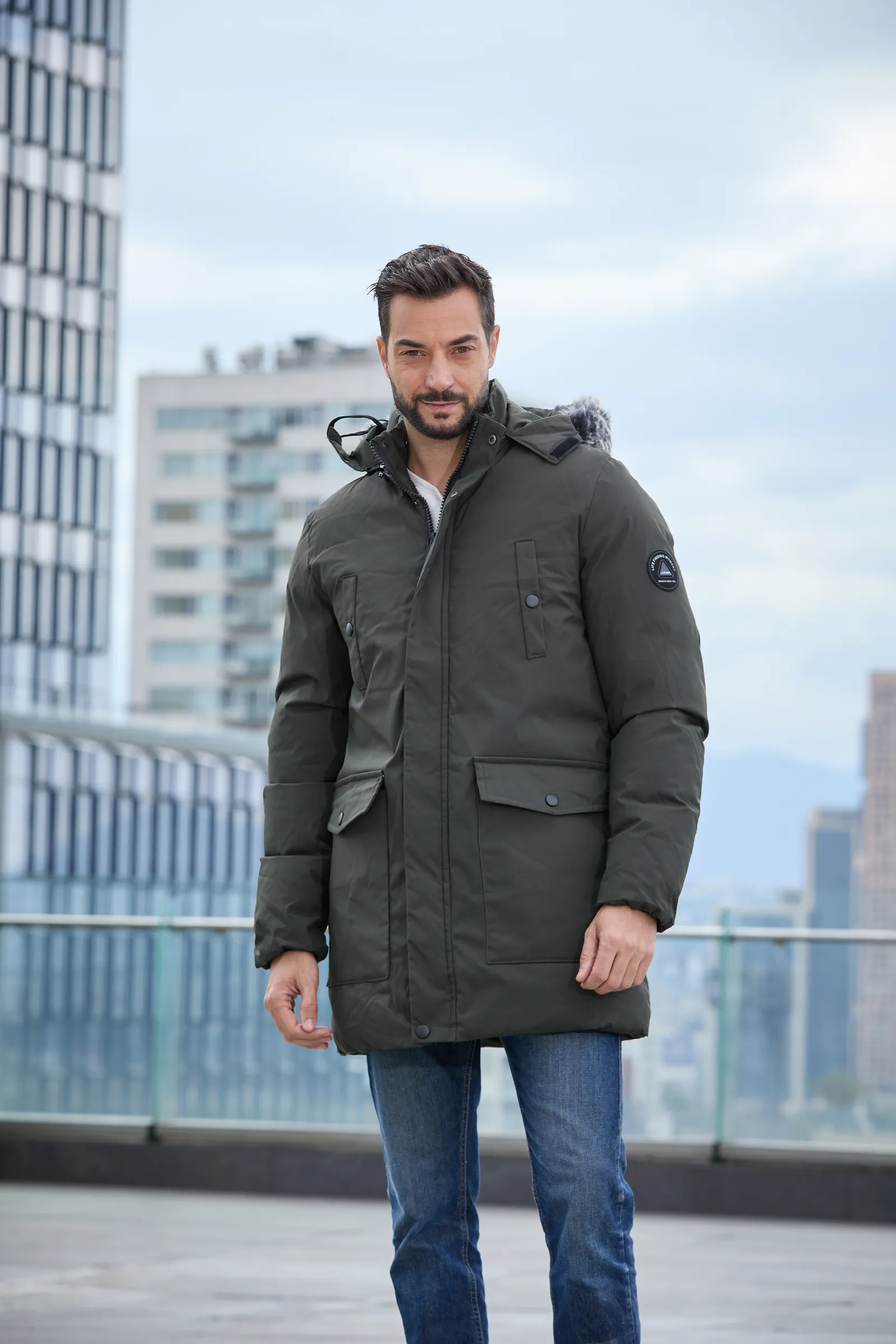 Fjord — Parka larga caballero — foto 1