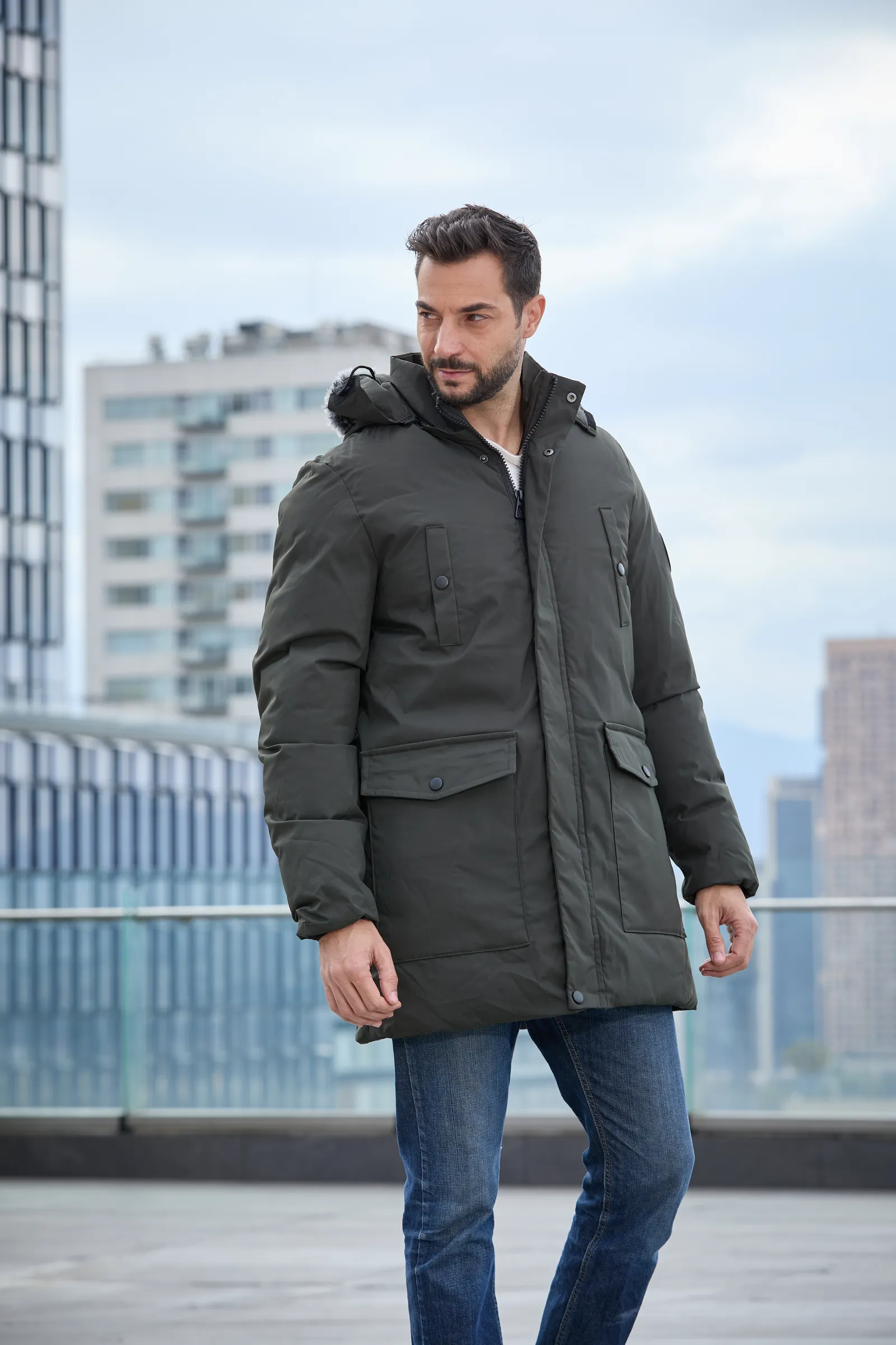 Fjord — Parka larga caballero — foto 2