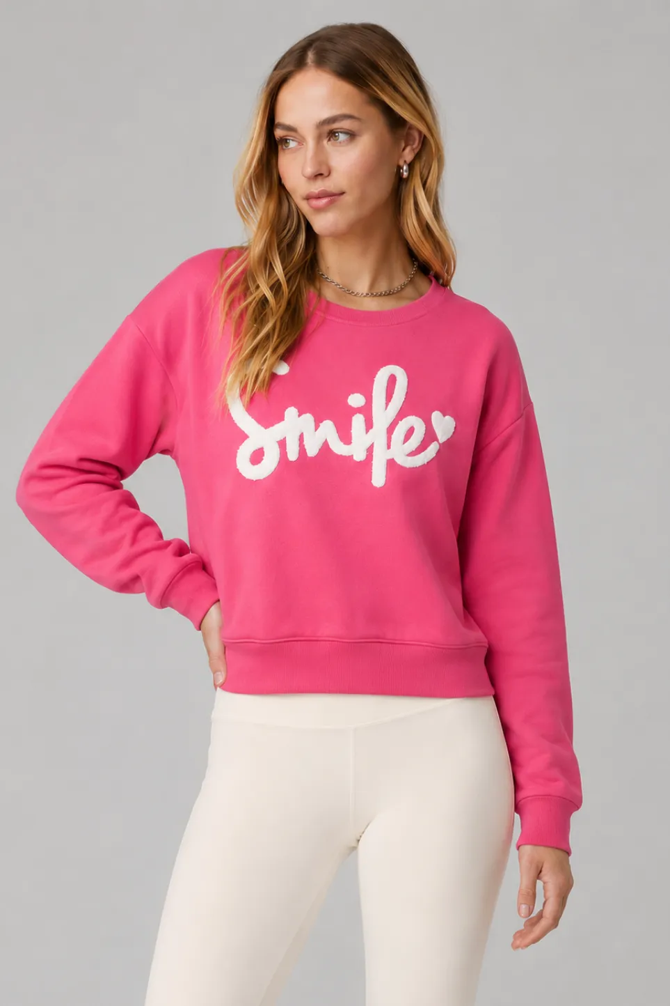 Smile — Sudadera crop — foto 1