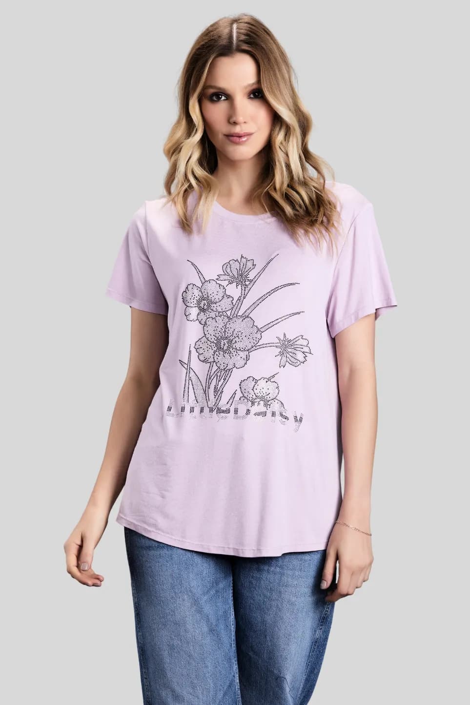 Flowers — T-shirt con print — foto 1