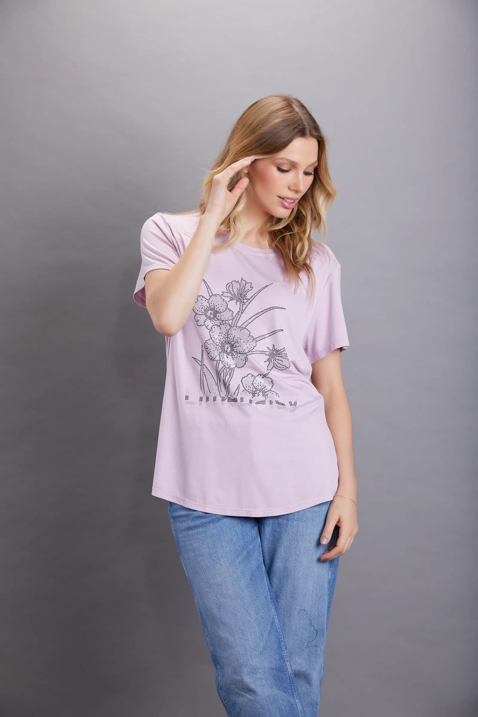 Flowers — T-shirt con print — foto 2
