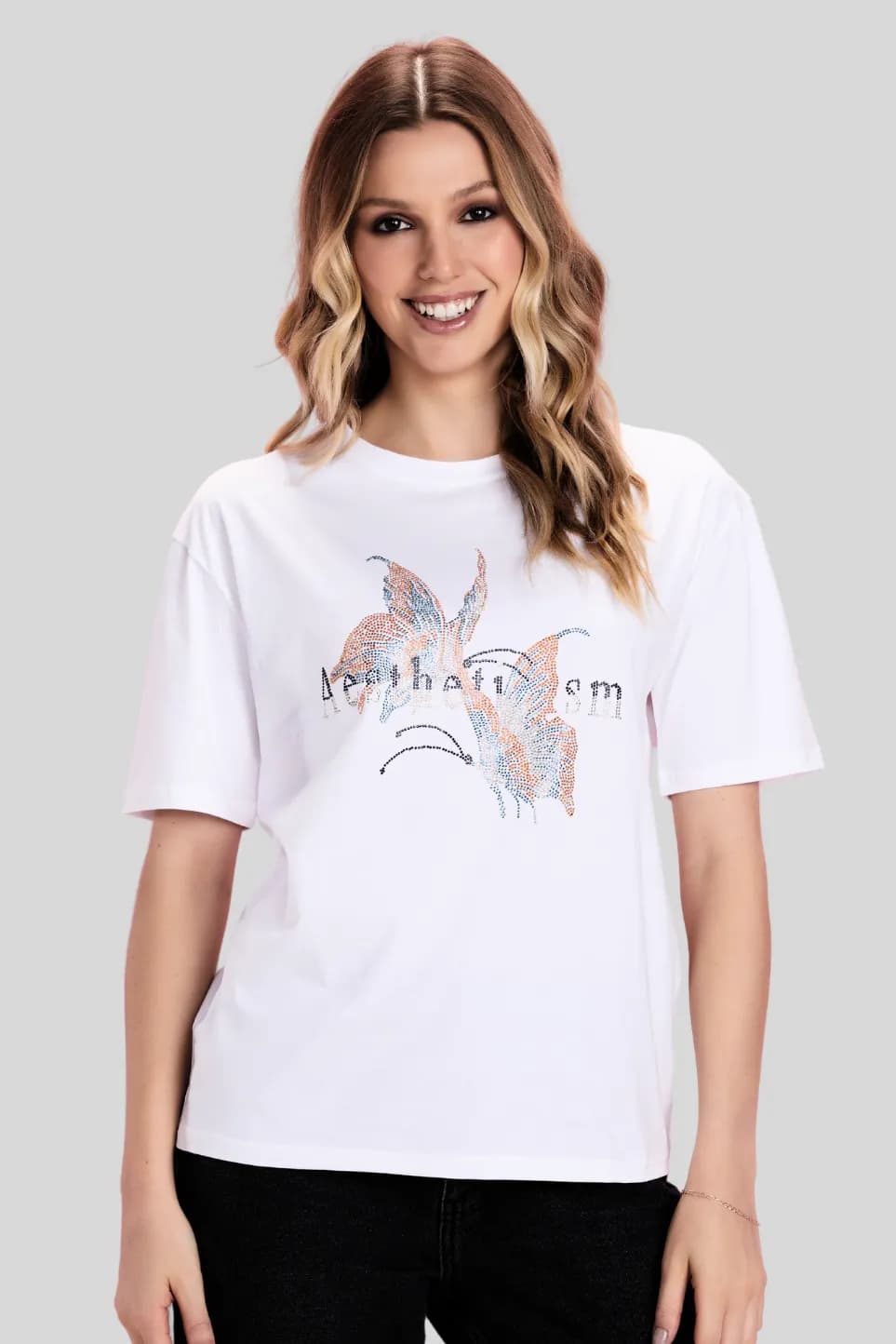Aesthetism — T-shirt con strass — foto 1