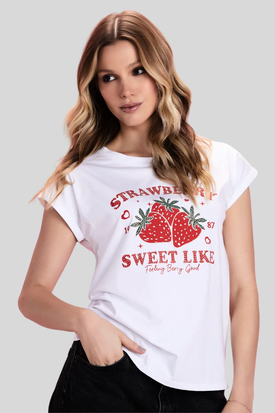 Sweet Like — T-shirt con print — foto 1